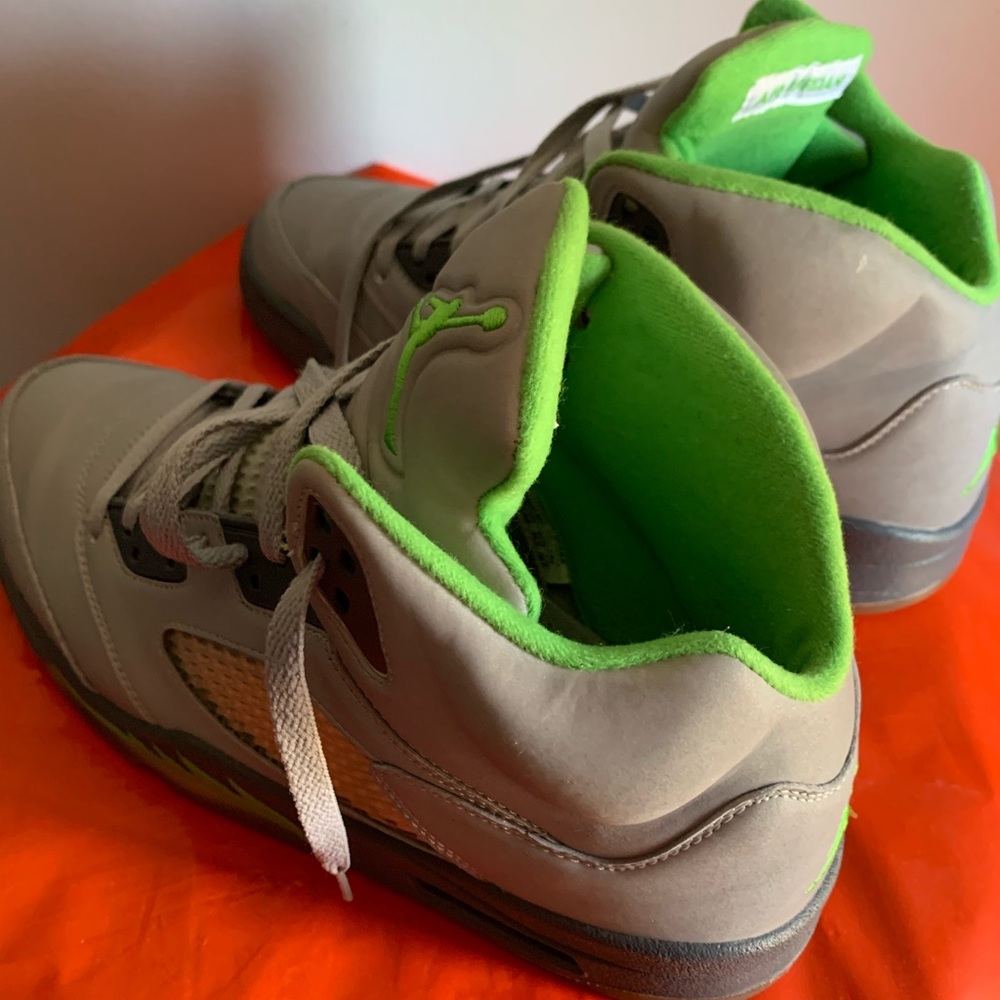 Air Jordan 5 Retro Green Bean Reflective